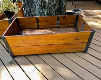 Elevated Wooden Garden Boxes