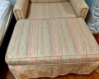 Vintage Castro Convertible Chair and Ottoman 