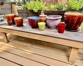 17” High Benches              Planters
