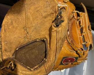 Vintage Leather Baseball gloves and Catcher’s Mitt