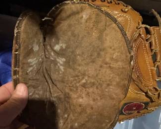 Vintage Leather Baseball gloves and Catcher’s Mitt
