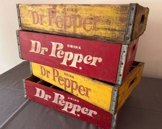 Vintage Dr, Pepper Crates