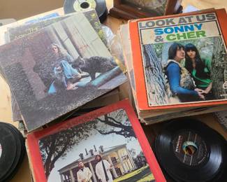 Vinyl records. Sonny and Cher, Carole King and more