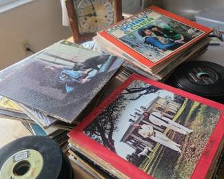 Vintage Record Albums 78 and 45s