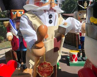 Vintage Steinbach German Nutcrackers. The Toymaker, Bavarian Beer Drinker and more