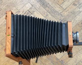 Bender 8 x 10 Box camera still in origainal box, never been assembled (Photo depicts finished product)