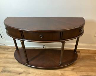 Traditional Wood Console Table with Drawers