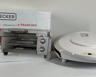 Black Decker 4Slice Toaster Oven Lean Mean Grilling Machine