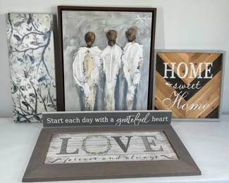 Angel Inspirational Wall Dcor Collection 5 Pieces