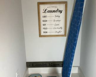 Laundry Room Decor and Ironing Accessories