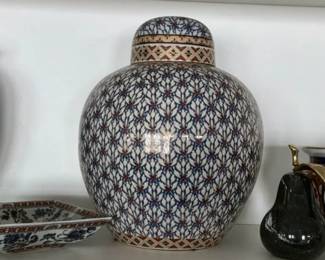 Japanese ImariStyle Decorative Vase
