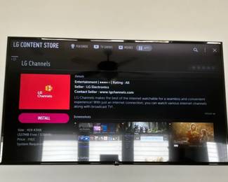 LG 65 Inch Smart FlatScreen Television