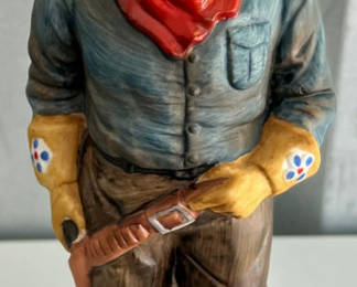 Lot 36: Porcelain Cowboy Figurine