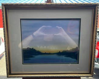 Lot 107: LePage 'Quiet Morning' painting original $300 22" x 18"