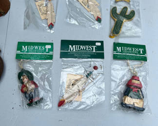 Lot 137: Decorative hanging ornaments assortment from Midwest Importers