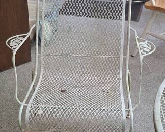 Vintage Woodard Wrought Iron Patio Set