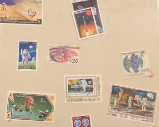 Vintage Worldwide Philatelic Collection - Space and Nature Themes