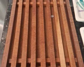 Vintage Wooden Bread Slicing Board