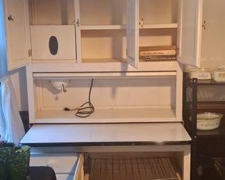 Vintage Hoosier-Style Kitchen Cabinet