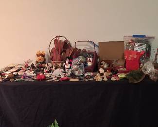 Assorted Vintage and Contemporary Christmas Holiday Decoration Lot