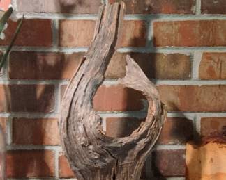Driftwood Sculpture with Cross