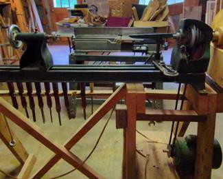 Montgomery Ward Vintage Wood Lathe