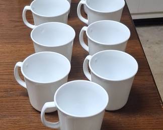 CorningWare "M'Wave OK" White Mugs
