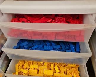 LEGO Bulk Assorted Bricks in Storage Drawers