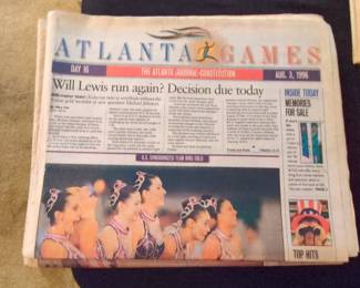 Atlanta Journal-Constitution August 3, 1996 Olympic Edition