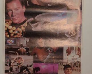 1976 Star Trek 'The Enterprise' Collage Poster