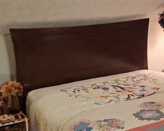 Contemporary Sleigh-Style Bed Frame
