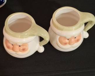 Royal Norfolk Ceramic Santa Claus Mugs