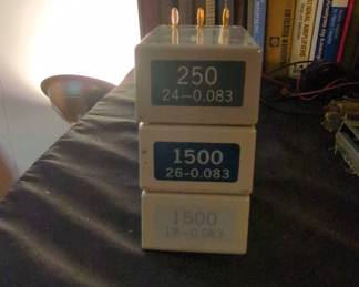 Vintage Electronic Component Block Set