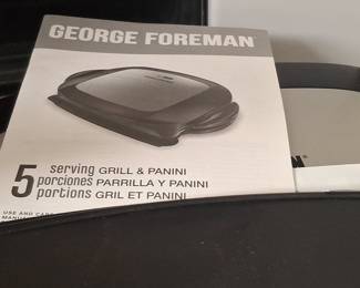 George Foreman 5-Serving Grill and Panini Press