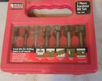 Hickory Woodworking 7-Piece Forstner Bit Set (FBS-1007)