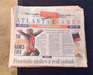Atlanta Journal-Constitution July 14, 1996 Sunday Edition - Atlanta Olympic Games Preview