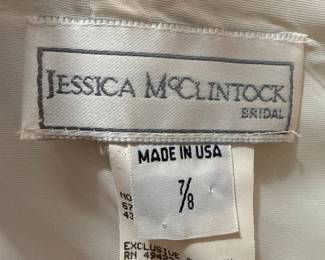 Vintage Jessica McClintock Bridal Gown