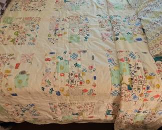 Mid-Century Patchwork Quilt