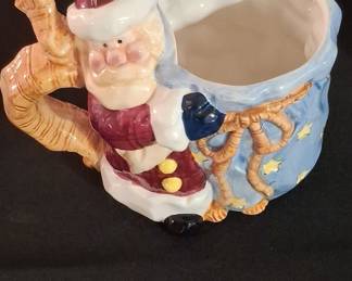 Fitz and Floyd Omnibus Santa's List Mug 1994