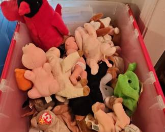 Collection of Ty Beanie Babies and Plush Toys
