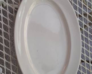 Ultima White Ironstone Oval Platter