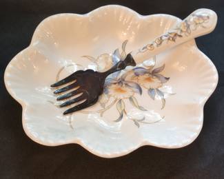 Aynsley 'Just Orchids' Bone China Dish and Server Set