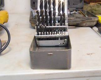 Vintage Metal Index Drill Bit Set - Snap-On