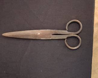 Antique Hand-Forged Iron Tailor's Shears