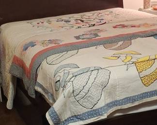 Contemporary Sleigh-Style Bed Frame