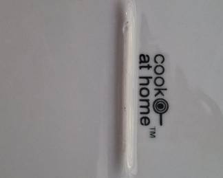 Cook at Home White Oval Serving Platter