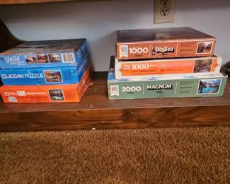 Vintage Milton Bradley Jigsaw Puzzle Assortment