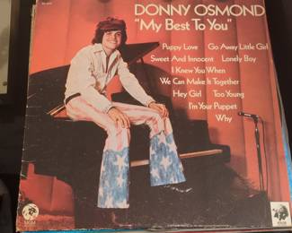 Donny Osmond 'My Best To You' Vinyl LP