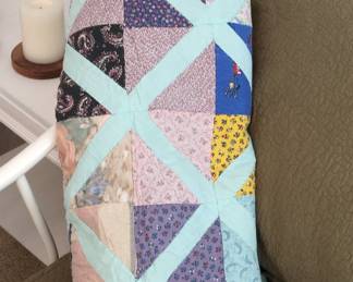 Vintage Hand-Pieced Patchwork Quilt