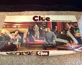 1972 Parker Brothers Clue Board Game